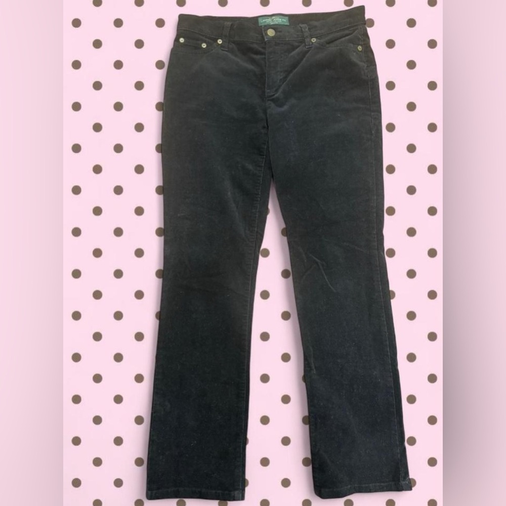 Ralph Lauren Black Corduroy Pants